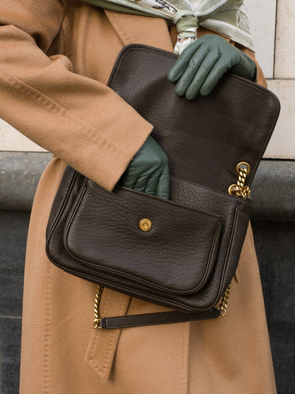 Bolsa Saint Laurent YSL Niki Marrom
